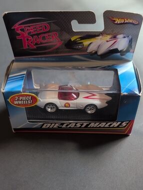 Hot Wheels Speed Racer Die-Cast Mach 5 Toy Car